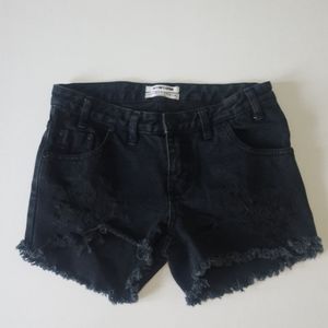 One Teaspoon Coal Bandits Denim Short Size…
